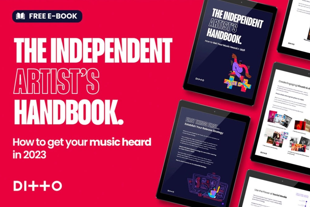 All you need to know about music marketing! Get your free copy of Ditto Music's Independent Artist's Handbook